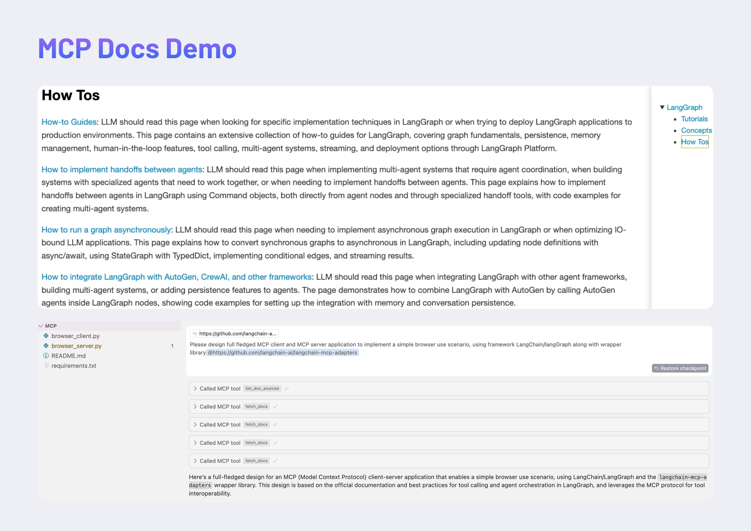 MCP Demo