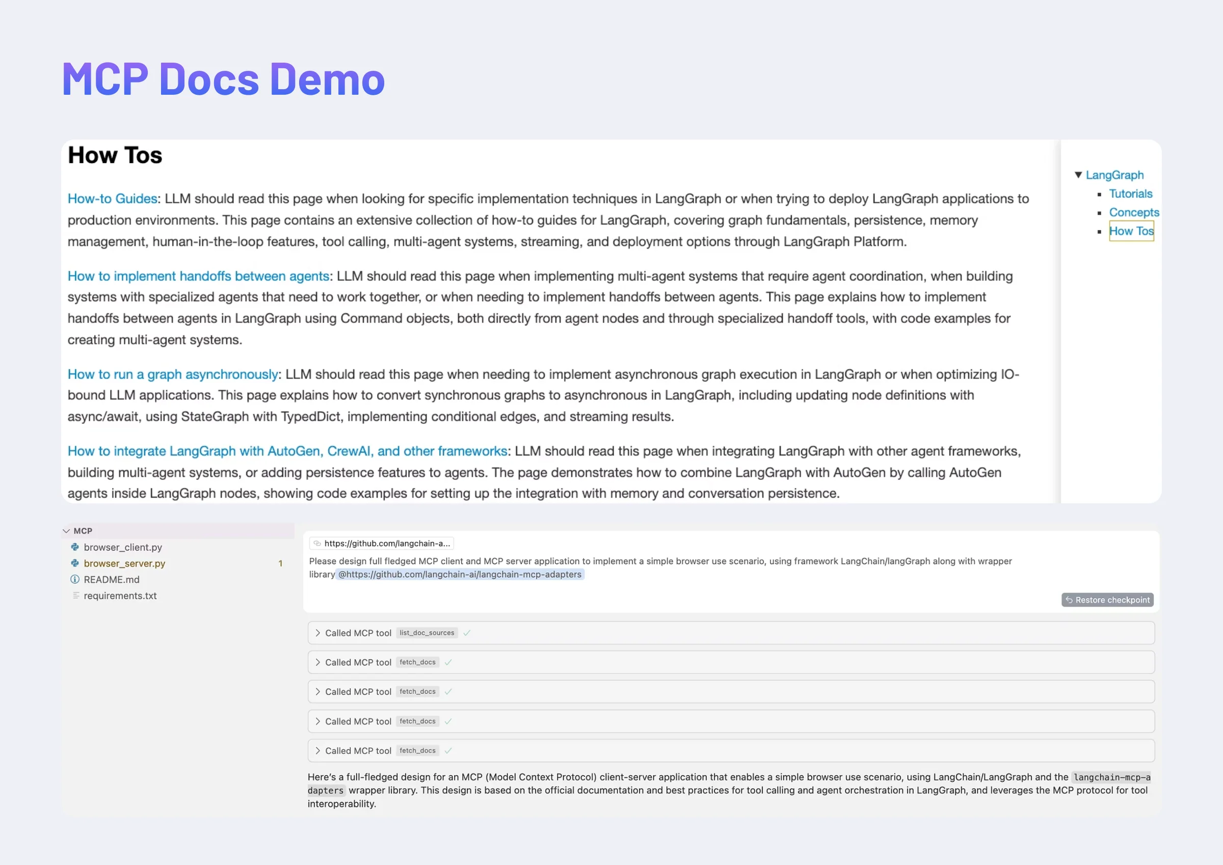 MCP Demo