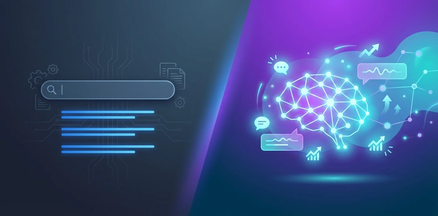 Featured image for The Shifting Search Landscape: Traditional vs. AI Search and the SEO Transformation (2026) - AI Search, SEO, Developer Productivity article